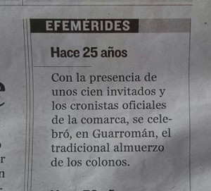 Efemérides del Diario de Jasén.