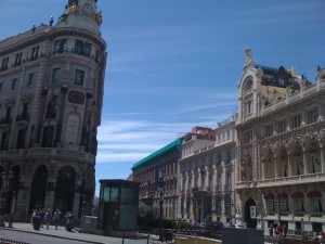 Sede del antiguo Banesto en Madrid. / Foto J.A. Resalt 