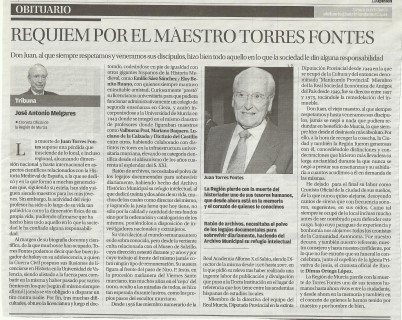 REQUIEM POR EL MAESTRO TORRES FONTES