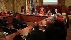 Acto organizado por la Real Academia en el curso pasado. / Valerio Merino