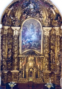 Retablo de Churriguera (siglo XVIII) parroquia San Salvador.