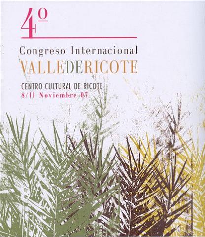 CRONISTAS OFICIALES EN IV CONGRESO INTERNACIONAL VALLE DE RICOTE (MURCIA)