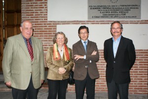 El Secretario General de la FEMP con tres Cronistas oficiales de Madrid