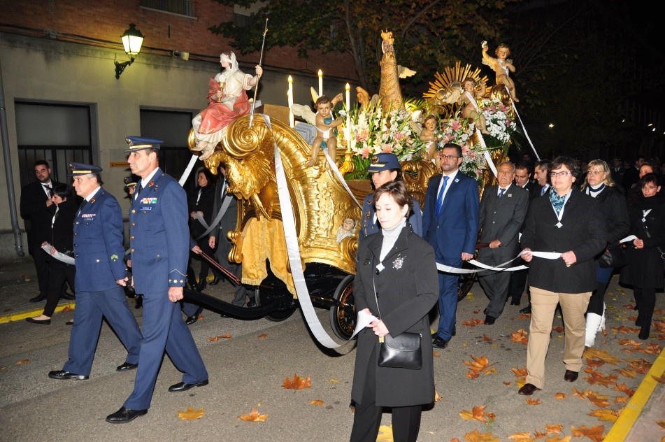 UNA IMAGEN DE NUESTRA SEÑORA DE LORETO, PATRONA DE LA AVIACIÓN ESPAÑOLA OCUPA UN LUGAR PREMINENTE EN LA CATEDRAL DE GETAFE DESDE EL 8 DE DICIEMBRE DE 2015