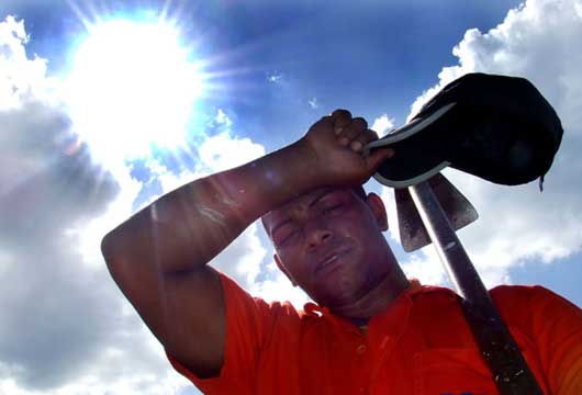 ¿UN GOLPE DE CALOR?