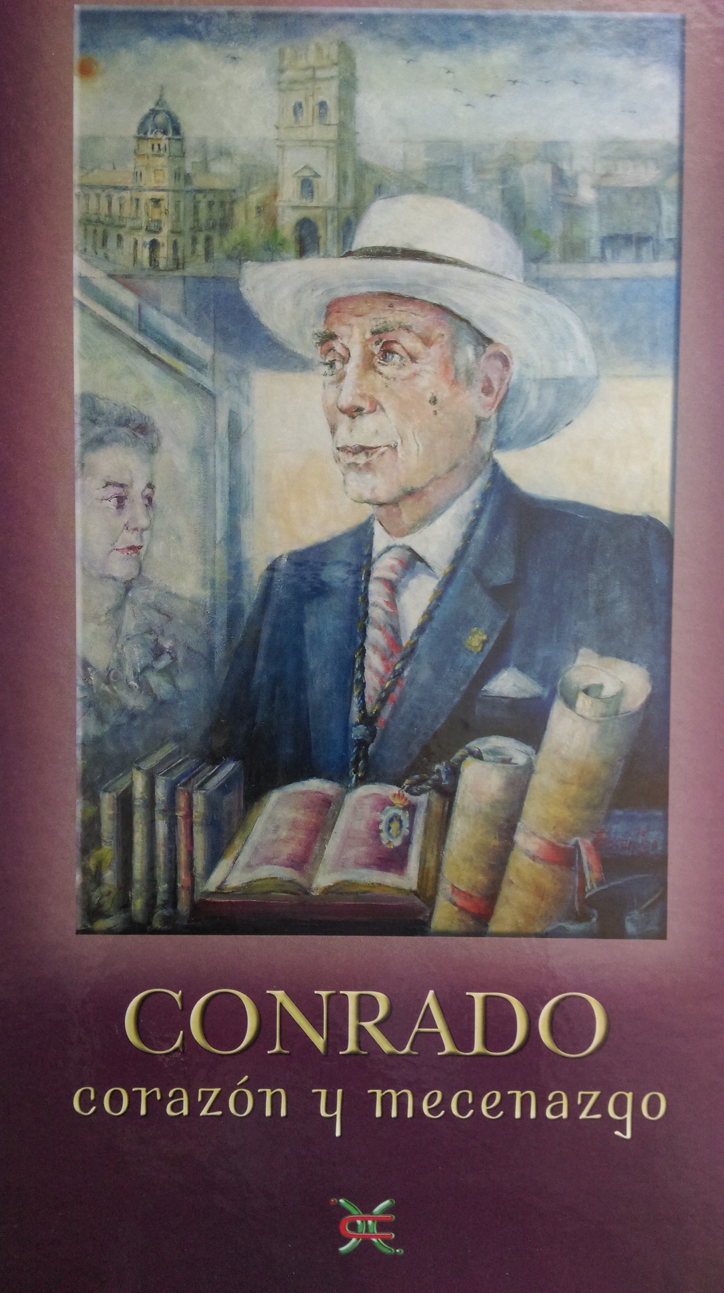 SENTIDO Y MERECIDO HOMENAJE A CONRADO BLANCO OFRECIDO POR LA FUNDACIÓN CONRADO BLANCO A SU FUNDADOR CON UN LIBRO BAJO EL TÍTULO “CONRADO, CORAZON Y MECENAZGO”.