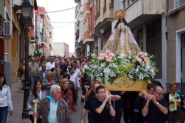 LA PATRONA DE ALCANTARILLA VUELVE A SU ERMITA