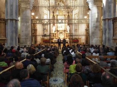 RADIO CLÁSICA EMITIRÁ ‘LA GRAN PARTITA’ QUE CONGREGÓ A 600 ESPECTADORES EN LA CATEDRAL DE CUENCA • LA OBRA DE MOZART FUE INTERPRETADA POR ALUMNOS DE LA  ESCUELA SUPERIOR DE MÚSICA REINA SOFÍA EN UN INTENSO SÁBADO MUSICAL EN EL CASCO ANTIGUO CONQUENSE