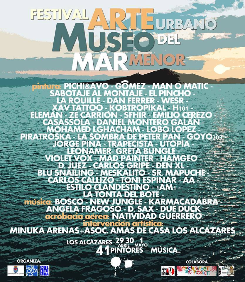 FESTIVAL DE ARTE URBANO “MUSEO DEL MAR MENOR”- LOS ALCÁZARES 2016