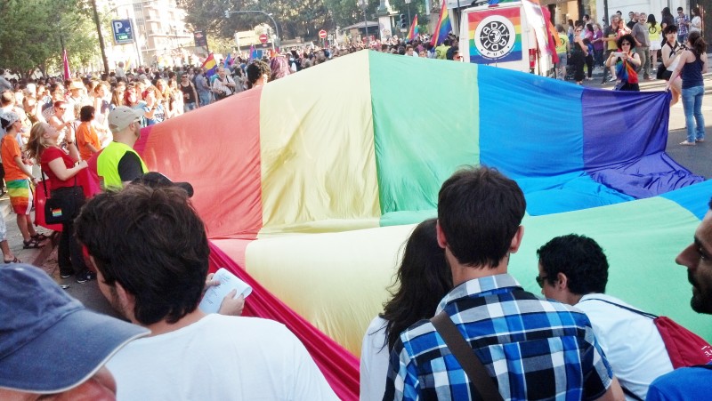 LA MANIFESTACIÓ DE L’ORGULL LGTB «¡QUÉ PENA DE NIÑA!» • EN LA SOCIETAT ACTUAL ELS PARES I LES MARES TENEN RESERVADA LA FUNCIÓ D´EDUCAR ELS INFANTS EN VALORS COM LA CULTURA, LA PAU O LA SOLIDARITAT. PERÒ PER DAMUNT DE TOT CAL FER ENTENDRE «A ESOS LOCOS BAJITOS» QUE DIRIA SERRAT, LA DIVERSITAT DEL MÓN