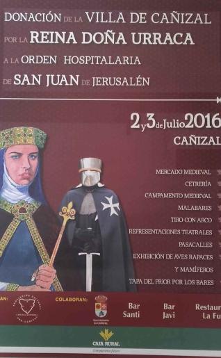 CAÑIZAL (ZAMORA) RECREA LA DONACIÓN DE LA VILLA POR LA REINA DOÑA URRACA EN 1116 • LA ASOCIACIÓN CULTURAL PROGRAMA UN FIN DE SEMANA CARGADO DE ACTOS MARCADOS POR EL IX ANIVERSARIO DEL HECHO HISTÓRICO