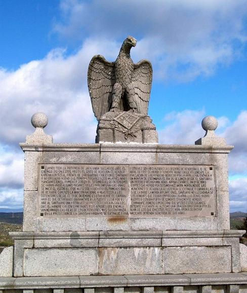 ANDÚJAR (JAÉN) ELIMINARÁ LOS CASI 600 SÍMBOLOS FRANQUISTAS QUE AÚN LUCE • MUCHOS SE ENCUENTRAN EN EL ENTORNO DEL SANTUARIO DE LA VIRGEN DE LA CABEZA