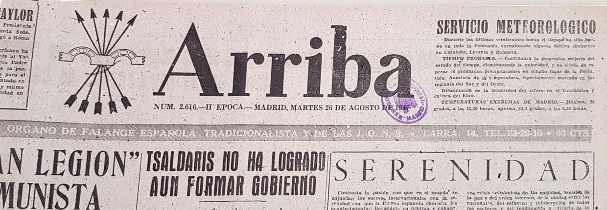 CUANDO LA CENSURA FRANQUISTA CORRIGIÓ UN ARTÍCULO DEL GENERALÍSIMO