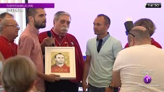 ANDRÉS INIESTA RECIBE ESTE JUEVES LOS TÍTULOS DE HIJO ADOPTIVO DE CARBONEROS Y COLONO DE HONOR DE OLAVIDIA 2017