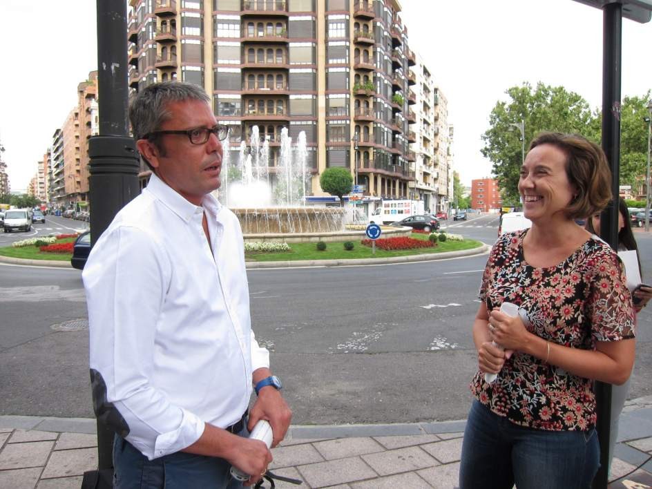 LA ALCALDESA DE LOGROÑO, CUCA GAMARRA DESTACA QUE LA FUENTE DE MURRIETA HA GANADO EN «BELLEZA, SEGURIDAD Y EFICIENCIA»