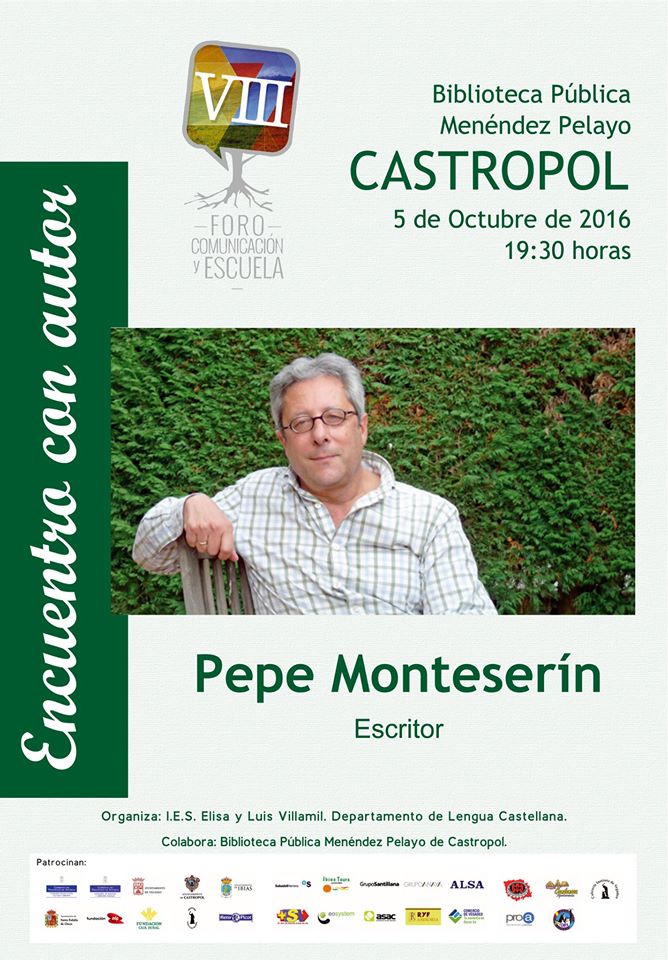 ENCUENTRO CON AUTOR: PEPE MONTESERÍN, CRONISTA OFICIAL DE PRAVIA Y ESCRITOR