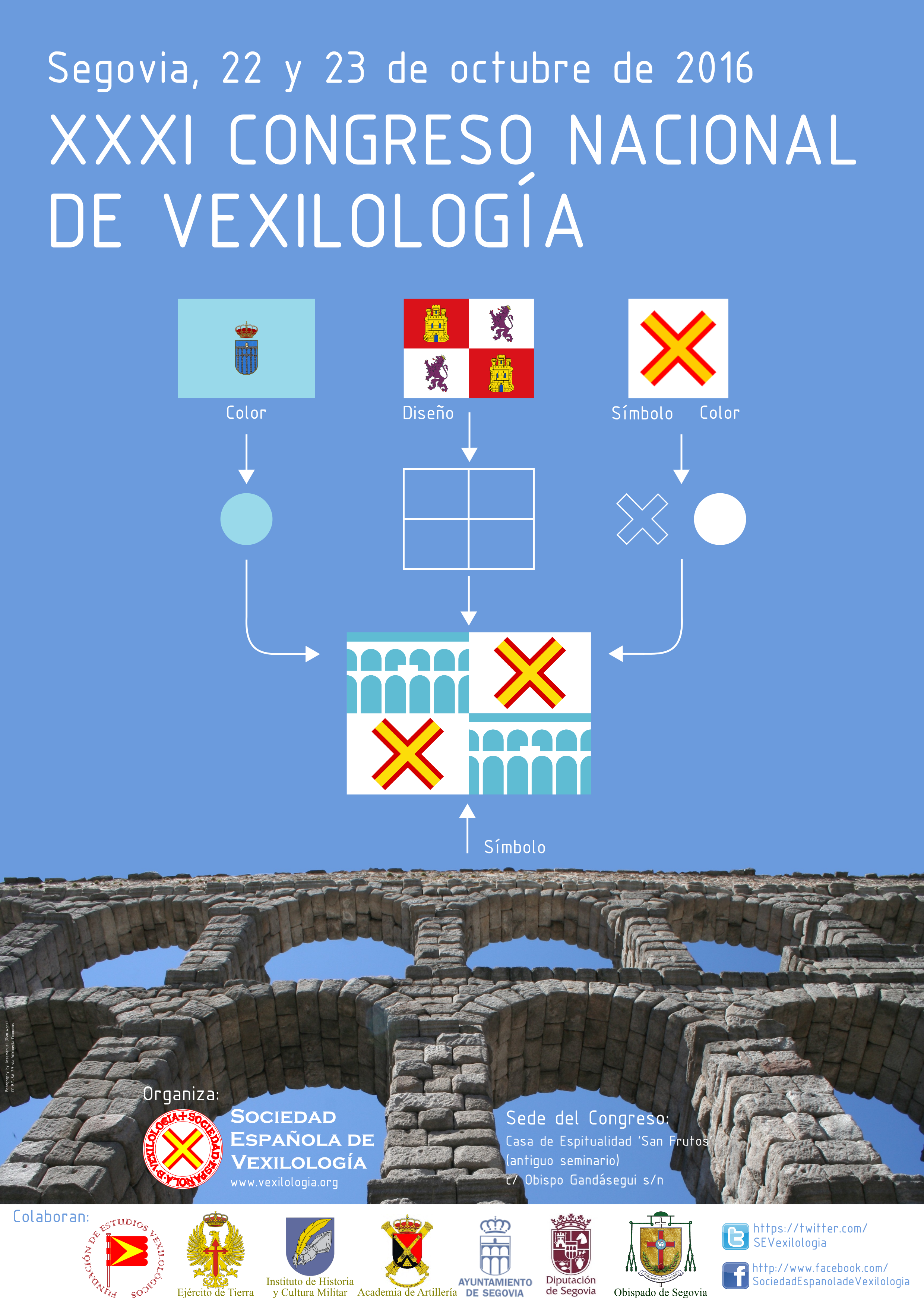 CELEBRACIÓN EN SEGOVIA DEL XXXI CONGRESO NACIONAL DE VEXILOLOGÍA, ENTRE EL 22 Y 23 DE OCTUBRE PRÓXIMOS