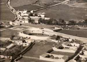 plaza de brozas vista aerea