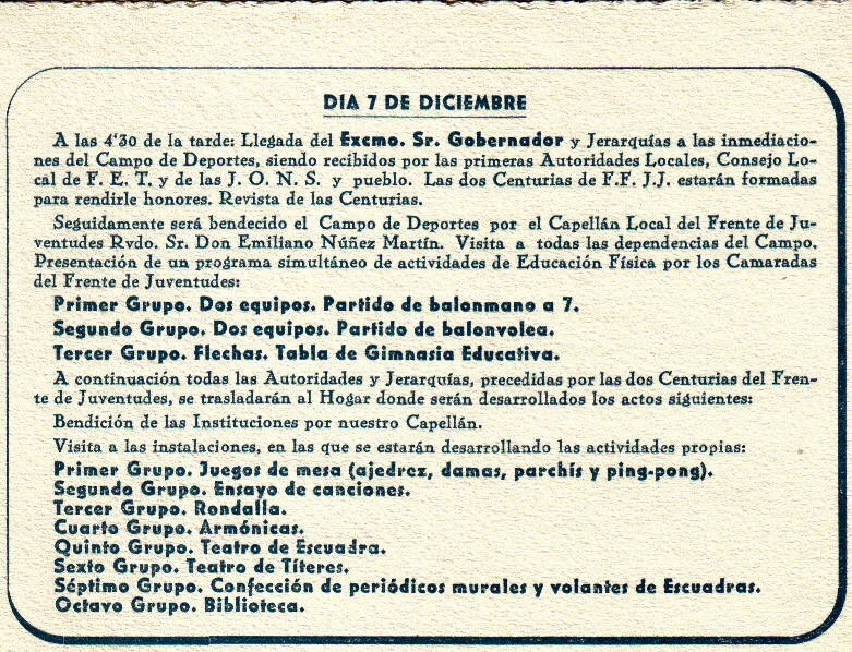 NAVALMORAL DURANTE EL FRANQUISMO (LXXXII) 1955 (CONTINUACIÓN)