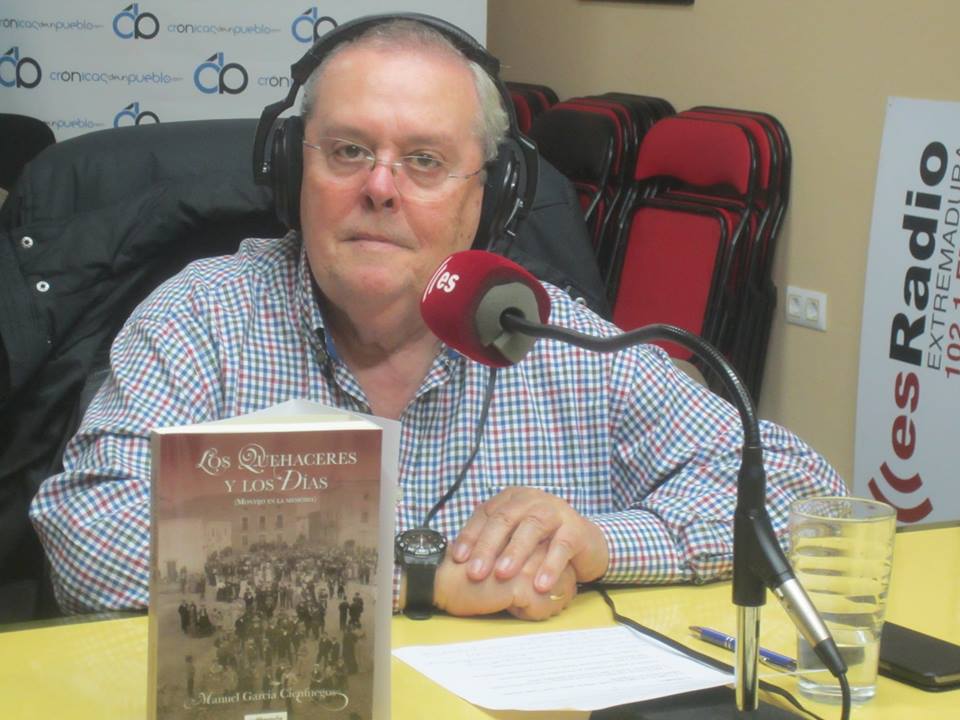 HA SIDO ENTREVISTADO MANUEL GARCÍA CIUENFUEGOS, CRONISTA OFICIAL DE MONTIJO Y LOBÓN (BADAJOZ), POR VERÓNICA GÓMEZ POZO PARA EL PROGRAMA “ES LA MAÑANA DE EXTREMADURA”