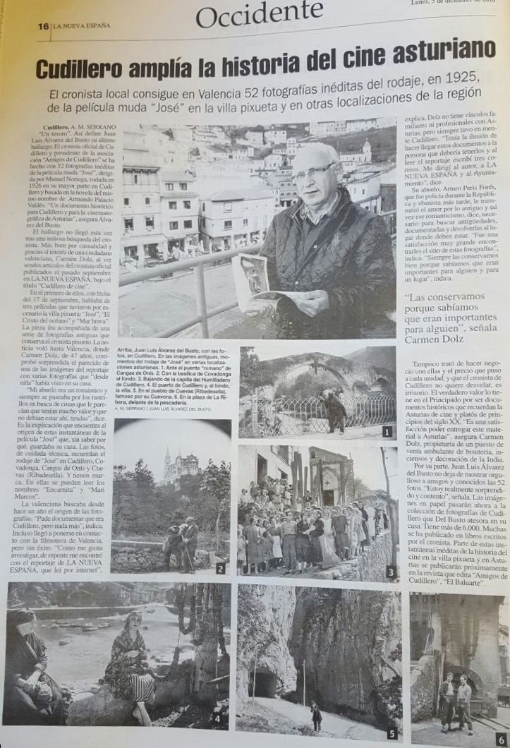 CUDILLERO AMPLIA LA HISTORIA DEL CINE ASTURIANO