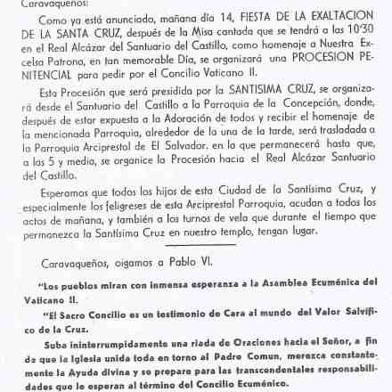 LA ÚLTIMA ROGATIVA PÚBLICA A LA STMA. CRUZ