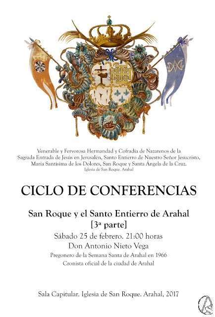 CONFERENCIA DE ANTONIO NIETO VEGA, CRONISTA OFICIAL DE ARAHAL (SEVILLA)