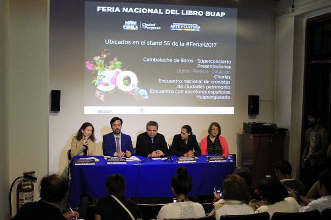 EL INSTITUTO MUNICIPAL DE ARTE Y CULTURA DE PUEBLA (MÉXICO) PRESENTA ACTIVIDADES EN EL MARCO DE LA 30ª FERIA NACIONAL DEL LIBRO BUAP QUE SE LLEVARÁ A CABO DEL 17 AL 26 DE MARZO