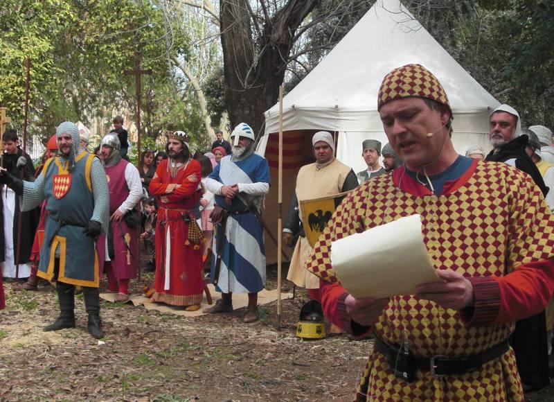 NULES (CASTELLÓN) REVIVE SUS ORÍGENES • GILABERT DE CENTELLES COBRÓ VIDA CON UN ACTOR DE ‘L’ALQUERIA BLANCA’