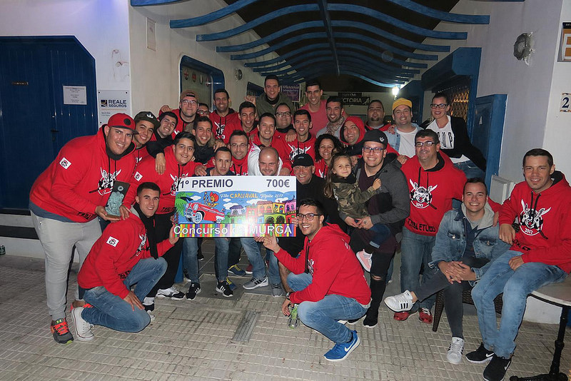 LOS TABLETÚOS GANAN EL PRIMER CONCURSO DE MURGAS DE COSTA TEGUISE (CANARIAS)