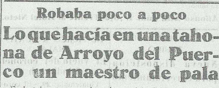 EL CRONISTA: «AMIGOS DE LO AJENO»