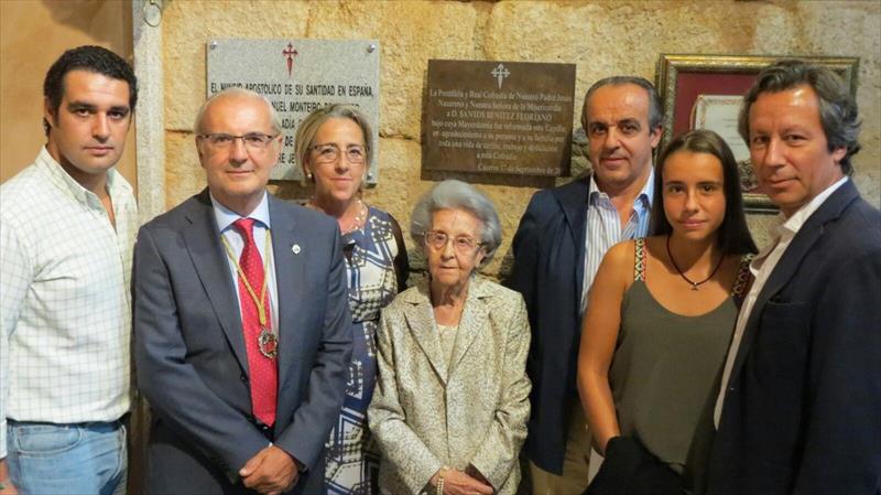 HOMENAJE DEL NAZARENO A SANTOS BENÍTEZ, CRONISTA OFICIAL DE CÁCERES