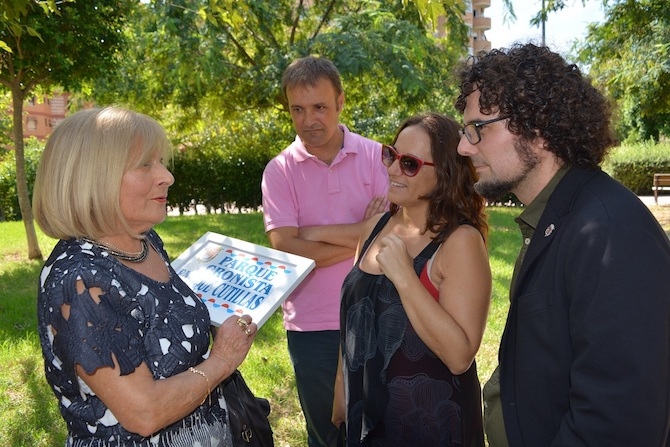 ALICANTE RECONOCE A ENRIQUE CUTILLAS DANDO SU NOMBRE A UN PARQUE EN SAN BLAS