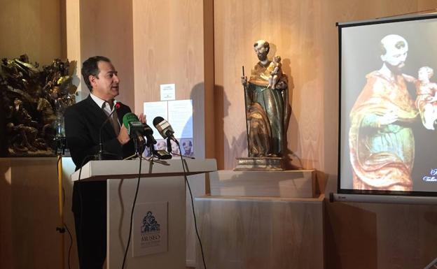 SAN JOSÉ CON EL NIÑO, IMAGEN DESTACADA DEL MUSEO DE LAS FERIAS • LA PIEZA PODRÍA SER LA PRIMERA IMAGEN TITULAR DE LAS CARMELITAS