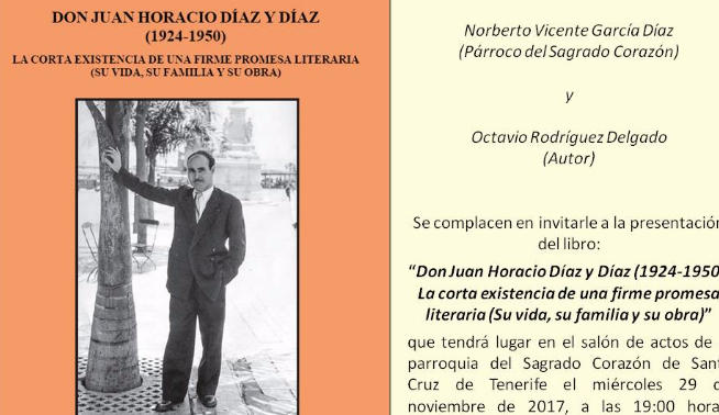 PRESENTACIÓN DEL LIBRO ‘DON JUAN HORACIO DÍAZ Y DÍAZ (1924-1950)’ EN LA CAPITAL.