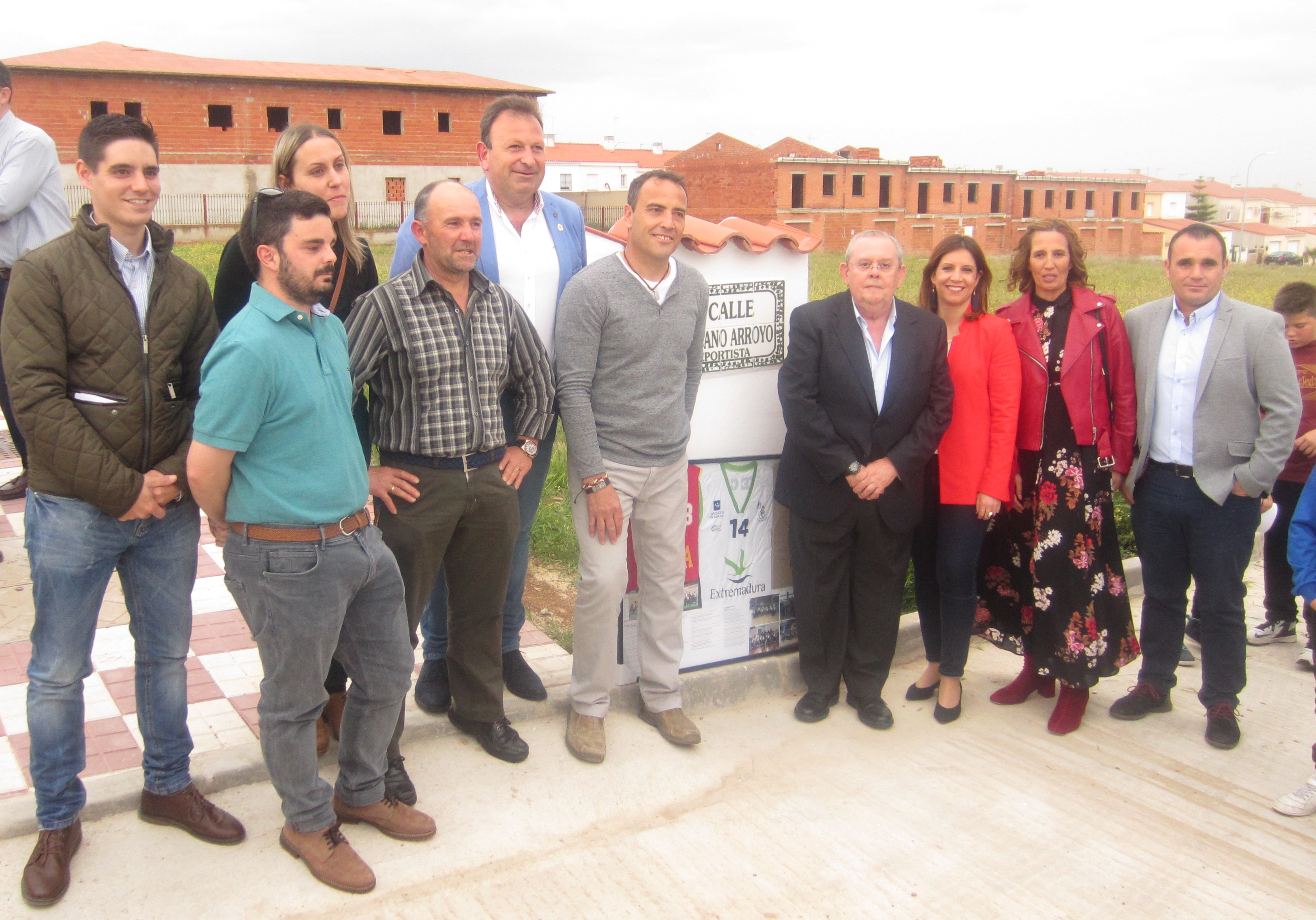 UNA NUEVA CALLE DE LOBON (BADAJOZ) LLEVA EL NOMBRE DEL DEPORTISTA JOSÉ CANO ARROYO