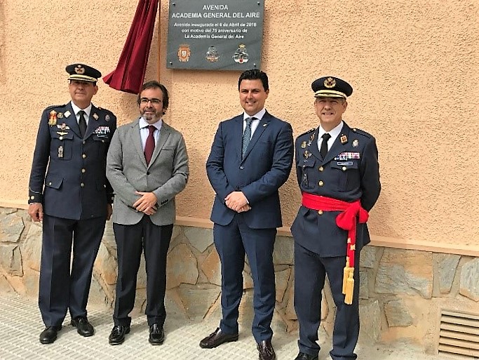 SAN JAVIER DEDICA UNA AVENIDA A LA ACADEMIA GENERAL DEL AIRE EN SU 75 ANIVERSARIO