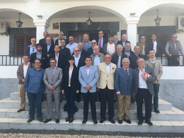 CRONISTAS OFICIALES DE EXTREMADURA CELEBRAN EN HORNACHOS SU SÉPTIMA ASAMBLEA