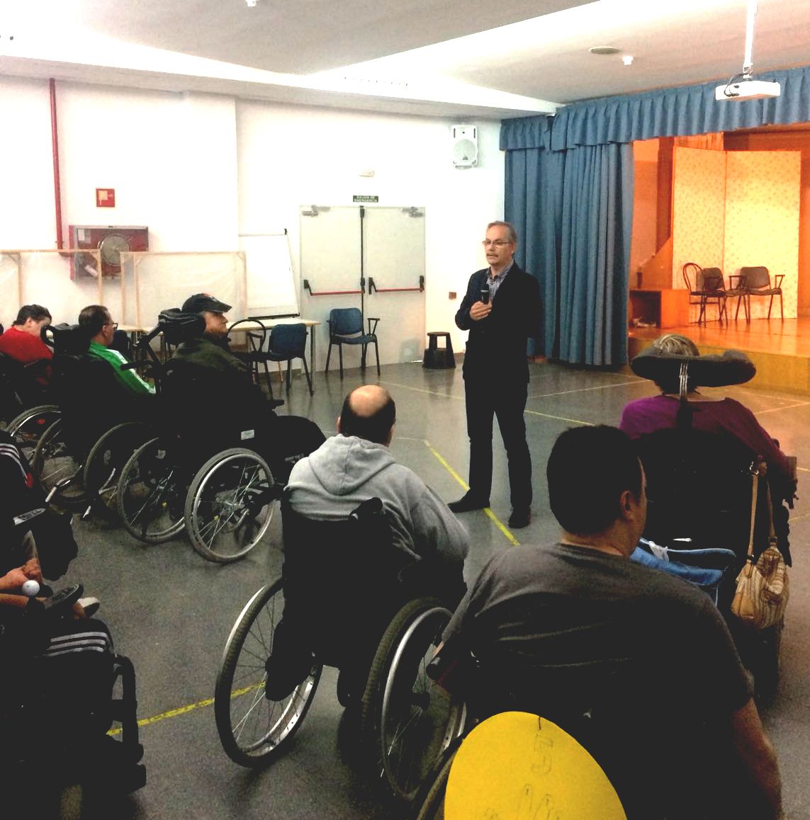 DENTRO DE LA CELEBRACIÓN DEL 27 ANIVERSARIO DE LA APERTURA DEL CENTRO DE ATENCIÓN DE MINUSVALIDOS FISICOS DE LEGANÉS (MADRID)