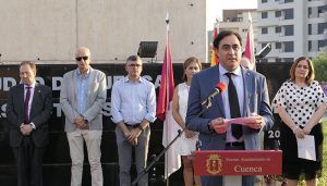 MIGUEL ÁNGEL BLANCO Y TODAS LAS VÍCTIMAS DEL TERRORISMO RECIBEN UN SENTIDO HOMENAJE (CUENCA)