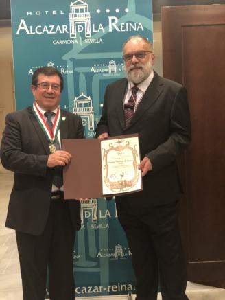 EL CRONISTA OFICIAL DE TORREVIEJA (ALICANTE), FRANCISCO SALA ANIORTE, RECIBE LA MEDALLA DE HONOR DE LA FEDERACIÓN DE ASOCIACIONES DE CRONISTAS OFICIALES MEXICANOS