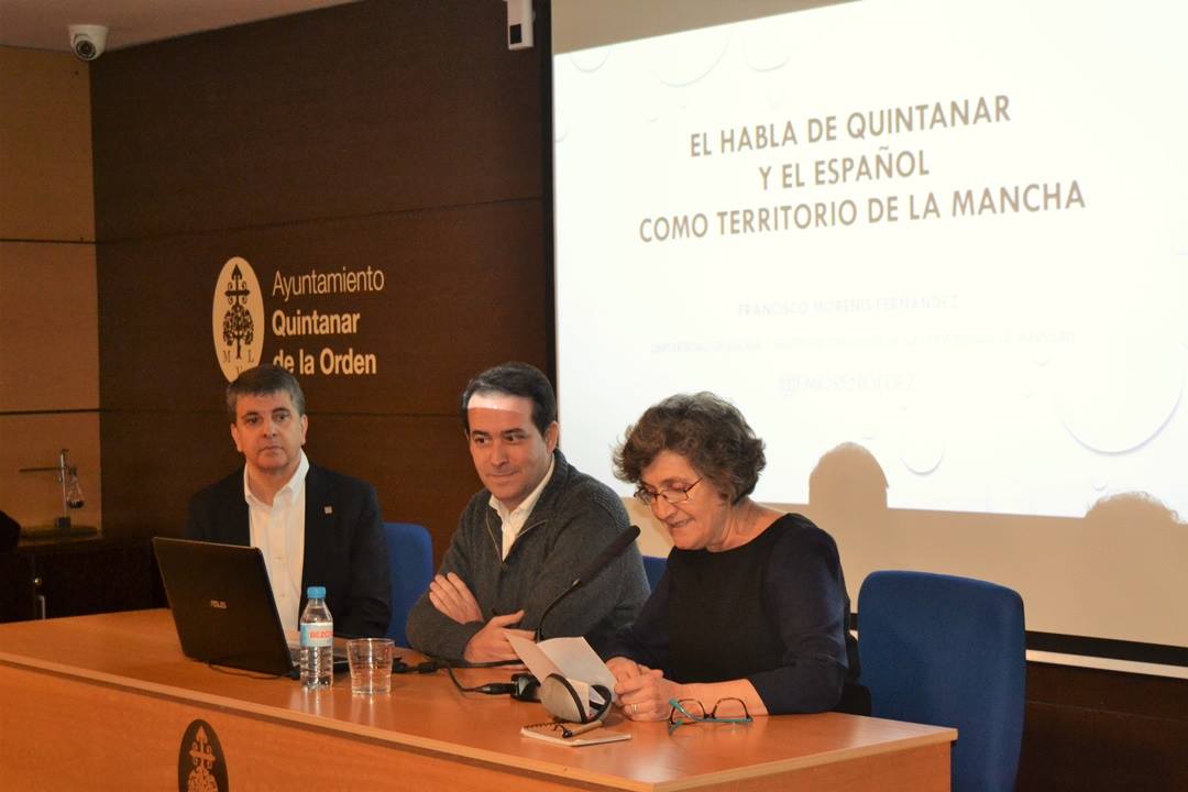 EL DIRECTOR DEL INSTITUTO CERVANTES EN HARVARD OFRECE UNA CONFERENCIA SOBRE EL HABLA DE QUINTANAR DE LA ORDEN (TOLEDO)