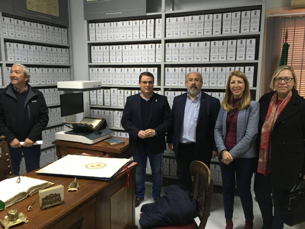 INAUGURADA LA NUEVA UBICACIÓN DEL ARCHIVO HISTÓRICO MUNICIPAL DE ANDÚJAR (JAÉN) • SU TRASLADO AL PALACIO DE LOS NIÑOS DE DON GOME PERMITIRÁ ACERCAR ESTE IMPORTANTE PATRIMONIO DE LA HISTORIA A INVESTIGADORES Y PARTICULARES