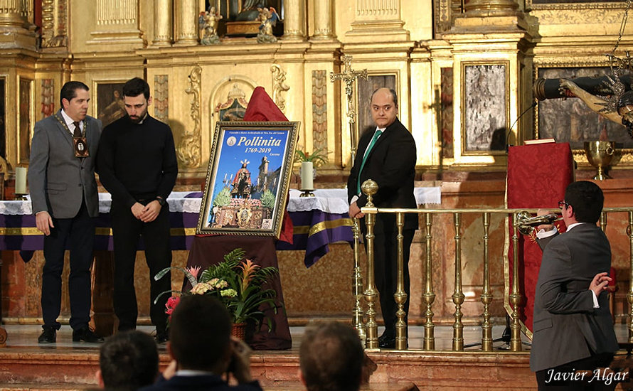 PRESENTADO EL CARTEL DEL 250 ANIVERSARIO DE LA LLEGADA A LUCENA (CÓRDOBA) DE LA «POLLINITA» DEL CARMEN