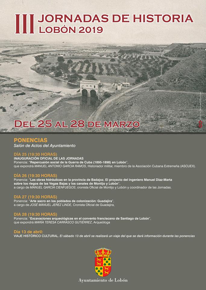 III JORNADAS DE HISTORIA DE LOBÓN (BADAJOZ)