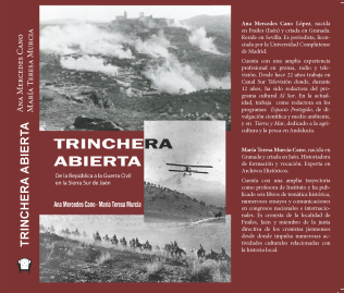 PRESENTACIÓN DEL LIBRO ‘TRINCHERA ABIERTA’, ESCRITO POR ANA MERCEDES CANO Y MARÍA TERESA MURCIA, CRONISTA OFICIAL DE FRAILES (JAÉN)