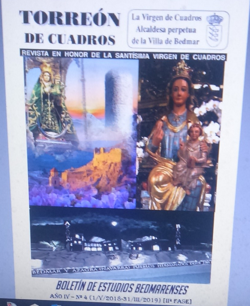 UN NUEVO NÚMERO DE LA REVISTA “TORREÓN DE CUADROS-BOLETÍN DE ESTUDIOS BEDMARENSES” HA VISTO LA LUZ EL 1 DE ABRIL DE 2019