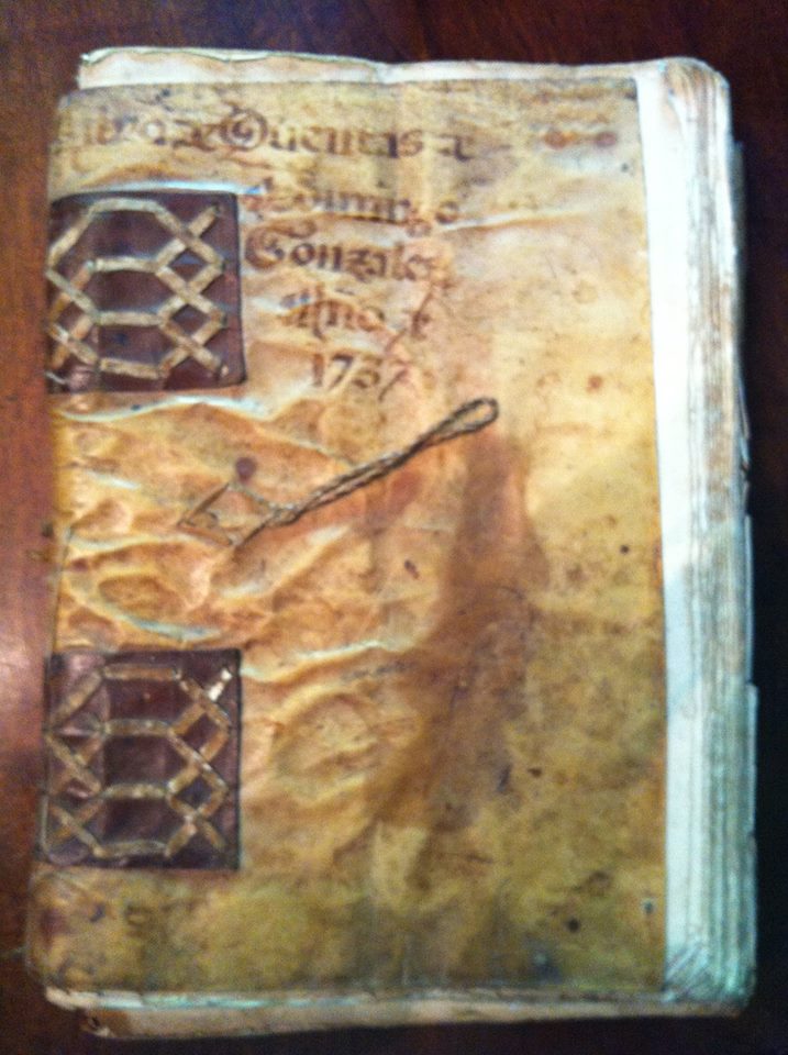 LIBRO DE REGISTRO DE CUENTAS DE DOMINGO GONZÁLEZ DE ARGANDONA (PALACIO DE COVIELLA) DEL AÑO 1737