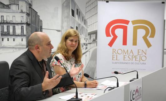 EN LA CRIPTA DE CASCALERÍA DE LA MANO DE ROMA EN EL ESPEJO, EN EL ENTORNO DEL ANTIGUO ANFITEATRO ROMANO DE LEÓN SE CELEBRA ESTA APUESTA QUE ENTREMEZCLA DIFERENTES ARTES ENTRE EL 8 Y EL 13 DE JULIO