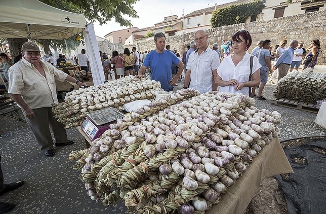 CASTROJERIZ (BURGOS) Y EL AJO, UN MATRIMONIO FIEL • LA LOCALIDAD CELEBRA EL DÍA GRANDE DE LA 40 EDICIÓN DE LA FIESTA DE EXALTACIÓN DE ESTE PRODUCTO